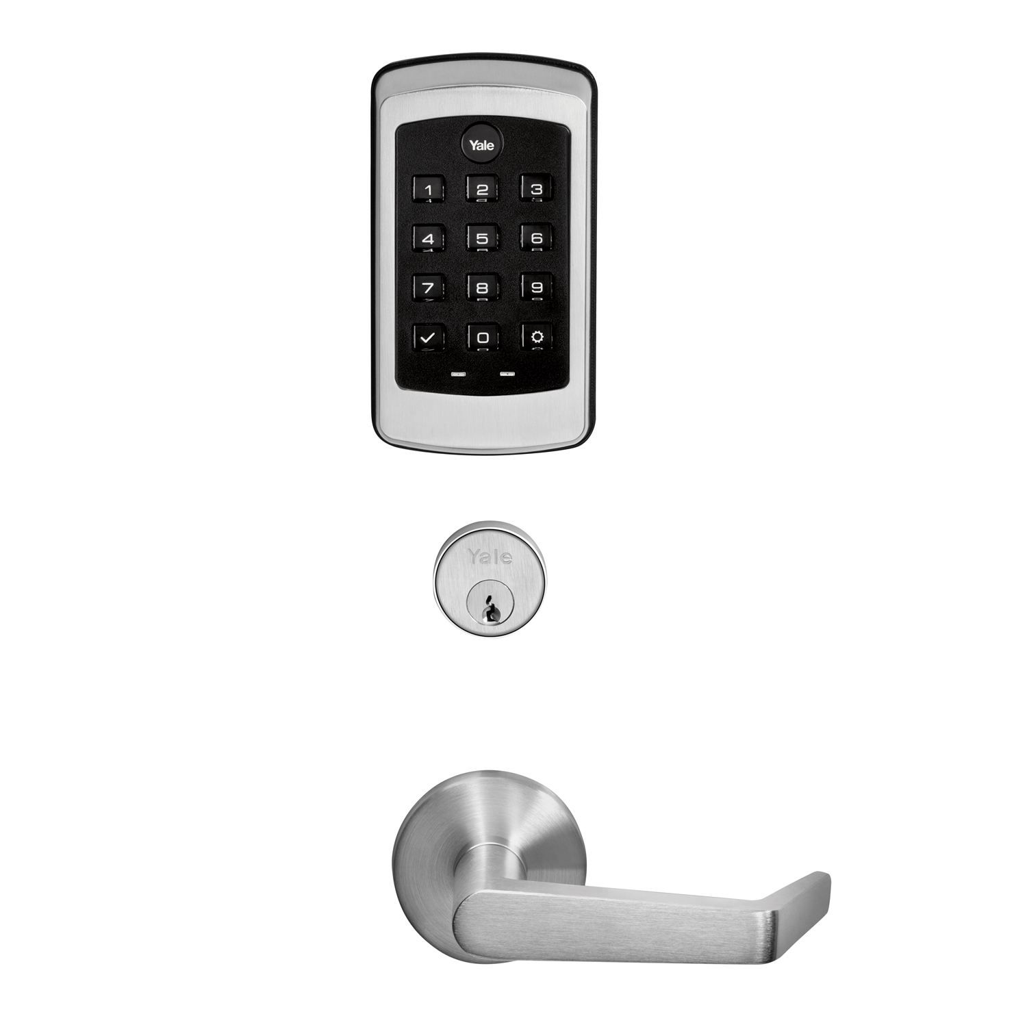 NexTouch Sectional Mortise Push Button Keypad Lock with no cylinder, no deadbolt by Yale Locks & Hardware