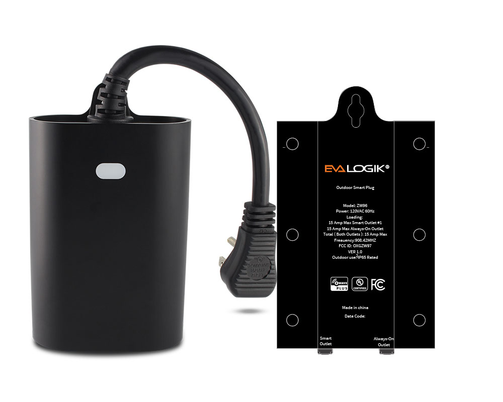 Outdoor Smart Plug – 1 channel by EVA LOGIK