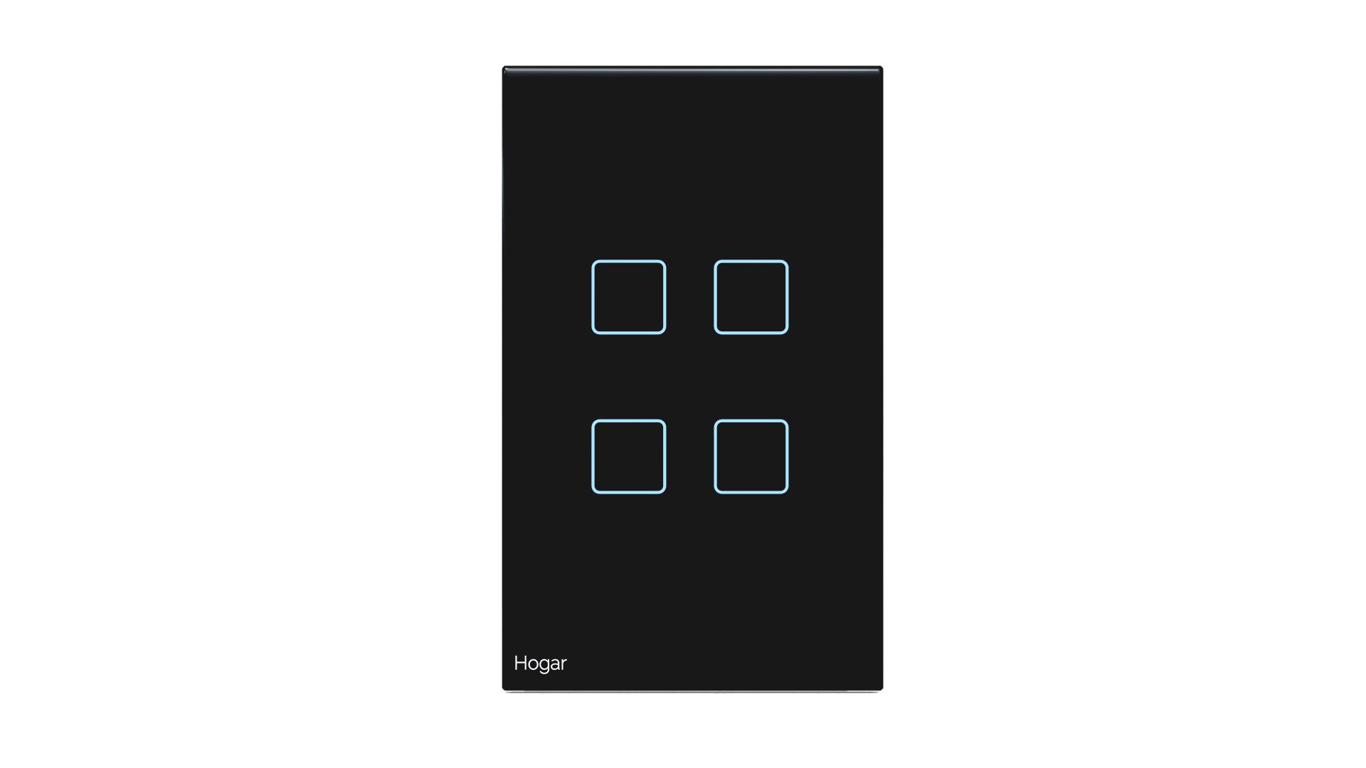 4 Touch Panel Switch by Hogar Controls