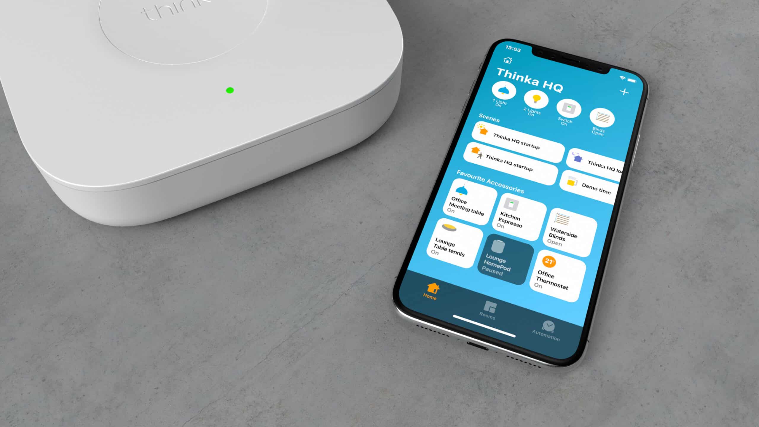 Thinka | HomeKit for Z-Wave front view