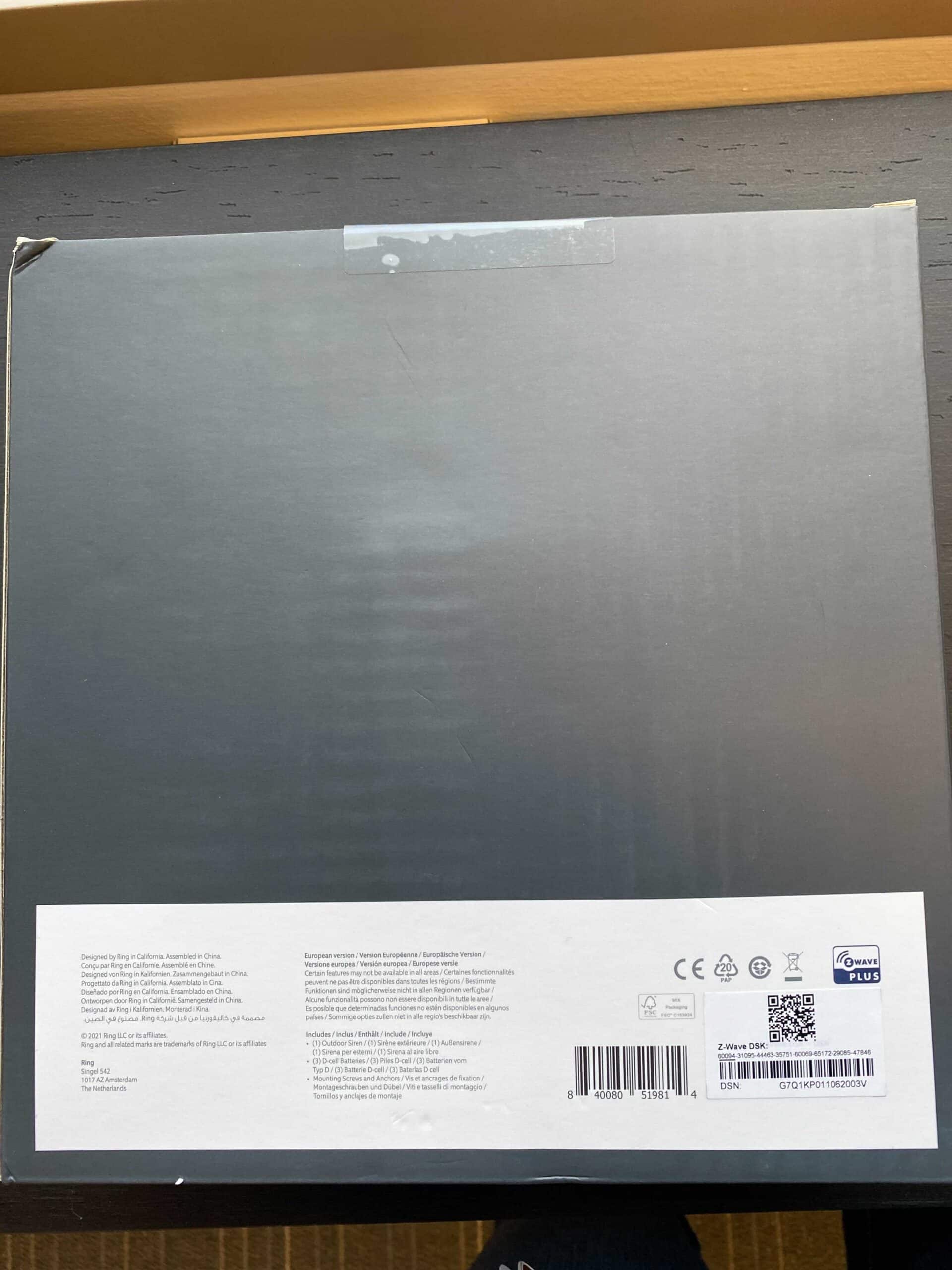 Zwave Logo on the product