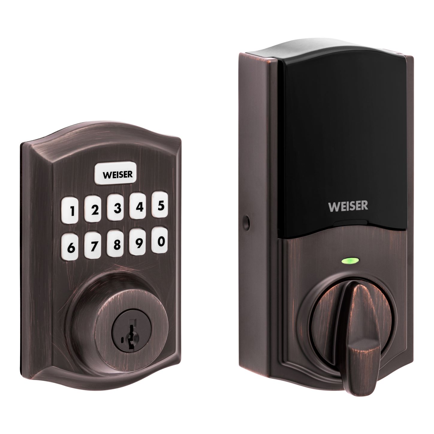 Weiser GED1800, , Contemporary, Matte Black