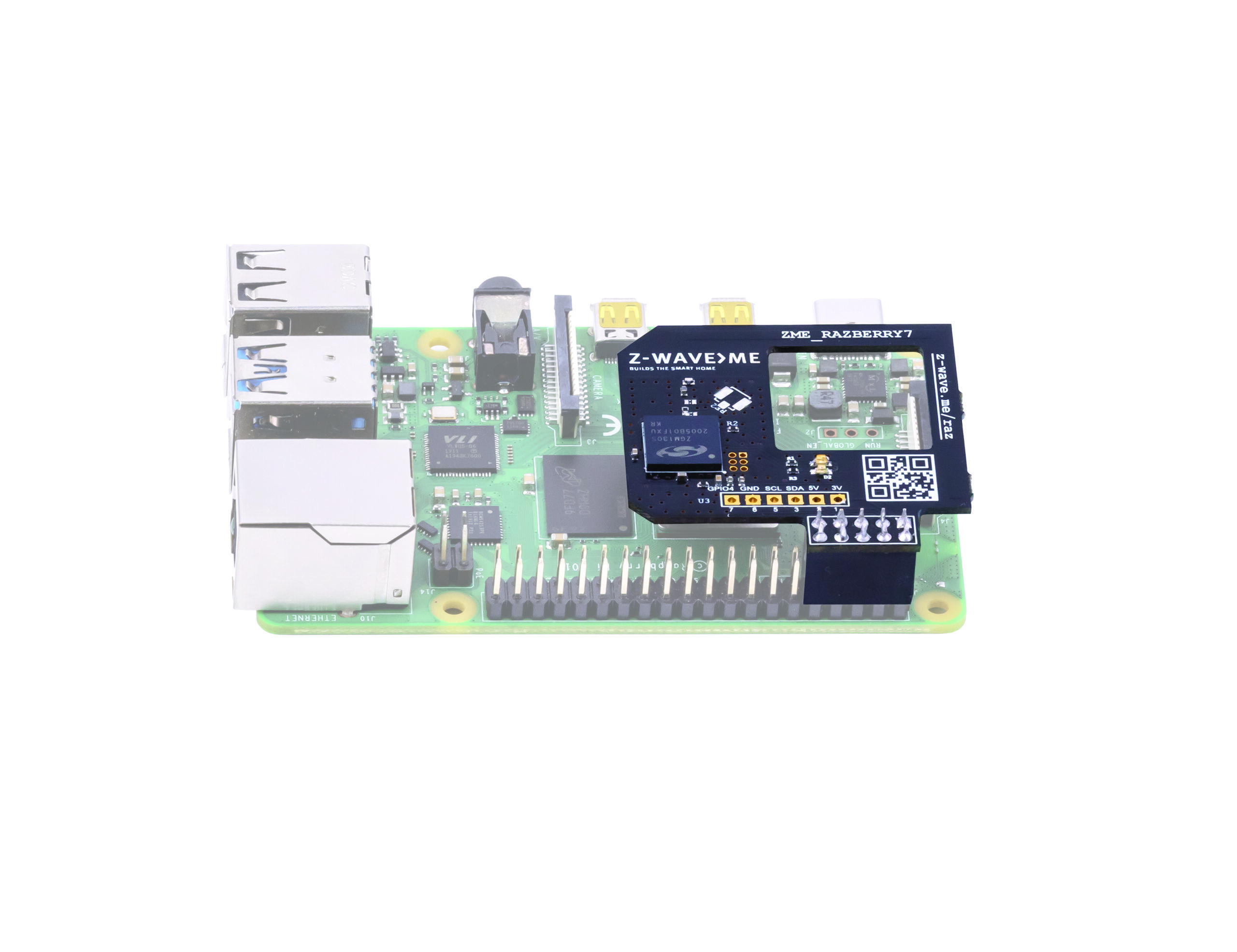 RaZberry 7 - Z-Wave Shield for Raspberry Pi