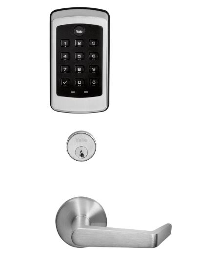 nexTouch Sectional Mortise Keypad Lock with Cylinder & Deadbolt