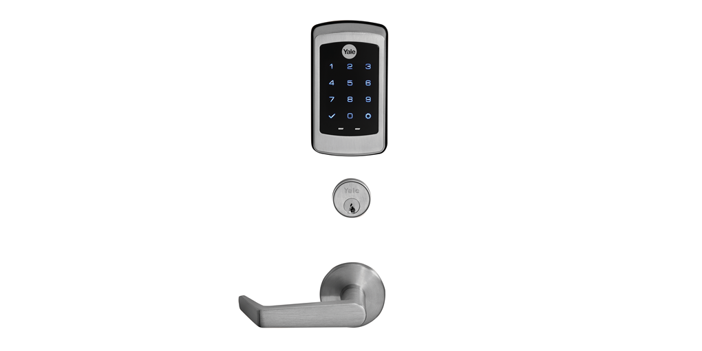 nexTouch Sectional Mortise Touch Screen Keypad Lock with Cylinder & Deadbolt