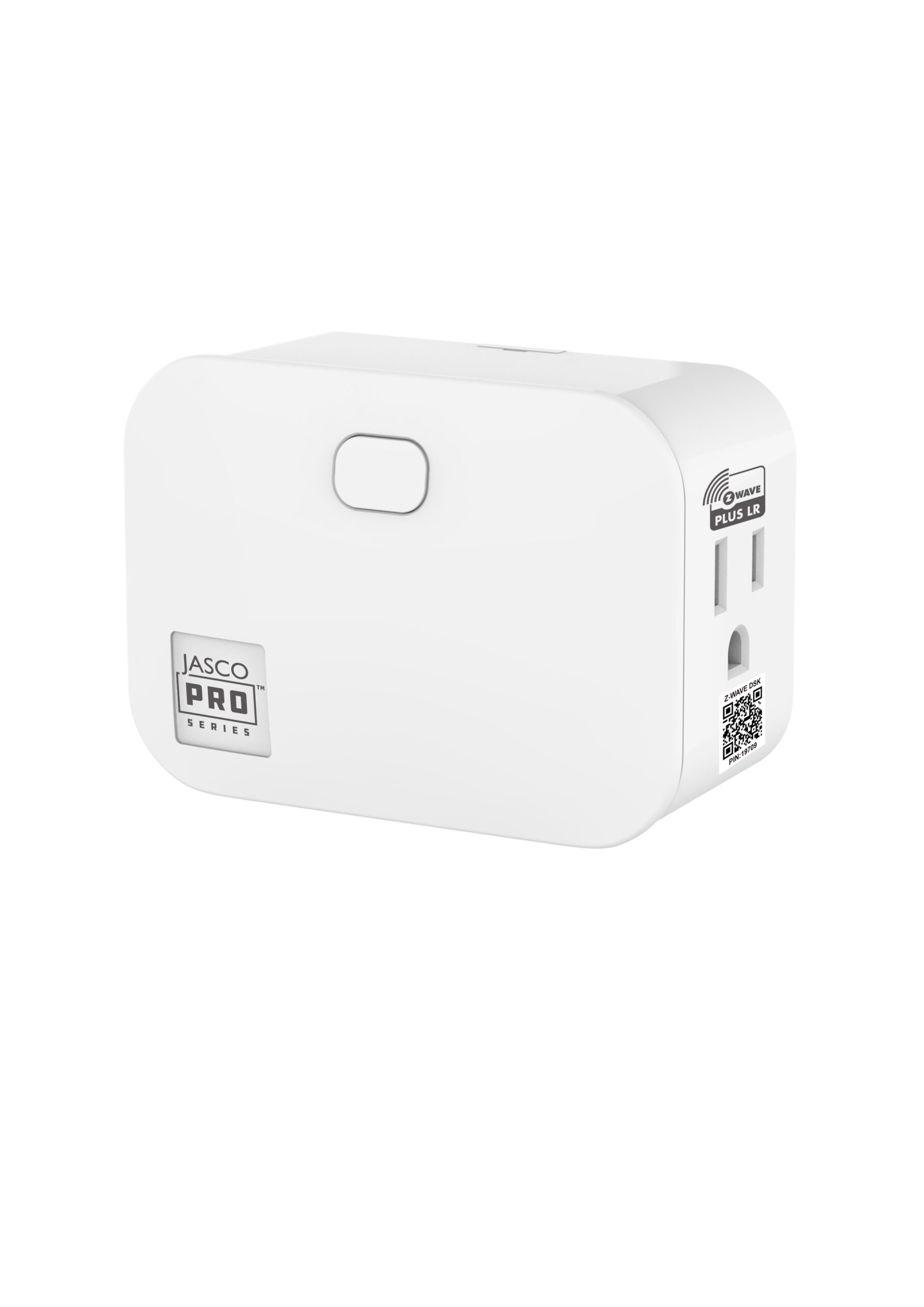 Plug-in 2 Outlet Switch, White, 1 outlet controlled 1 passthrough, 800S