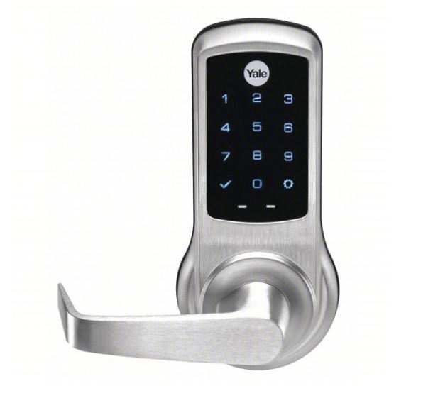 Yale Multi-Family Grade One Cylindrical Keyless Touch Screen Keypad Lever Lock by Yale