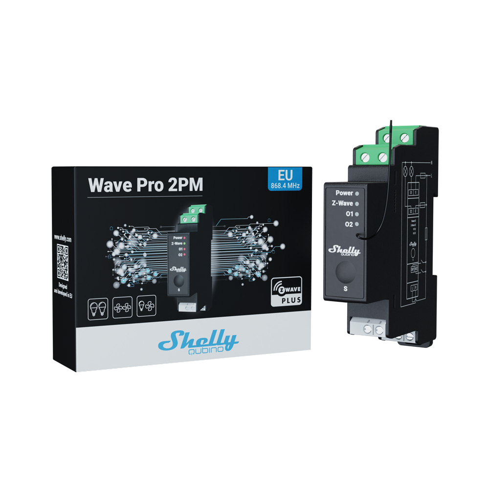 Wave PRO 2PM by Shelly Qubino