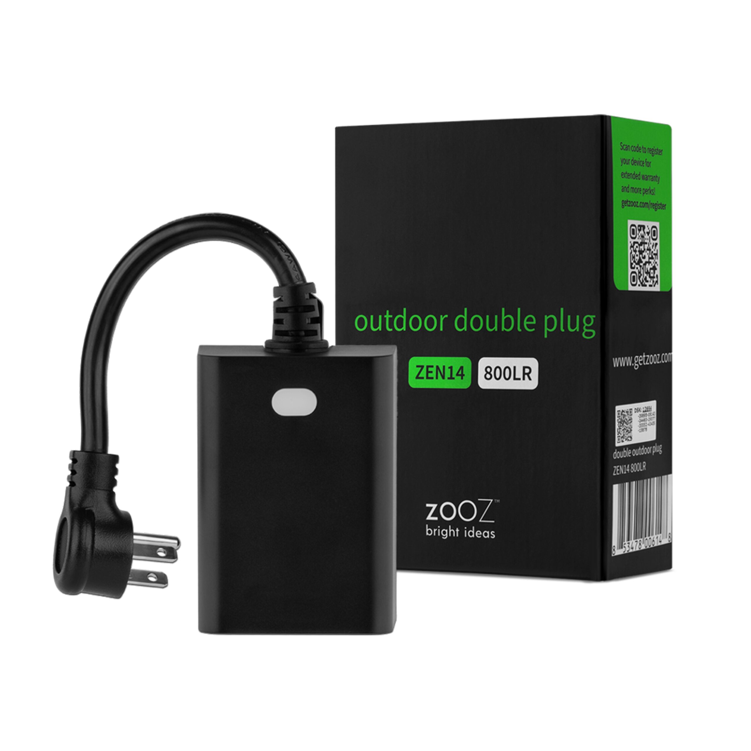 OUTDOOR DOUBLE PLUG by Zooz